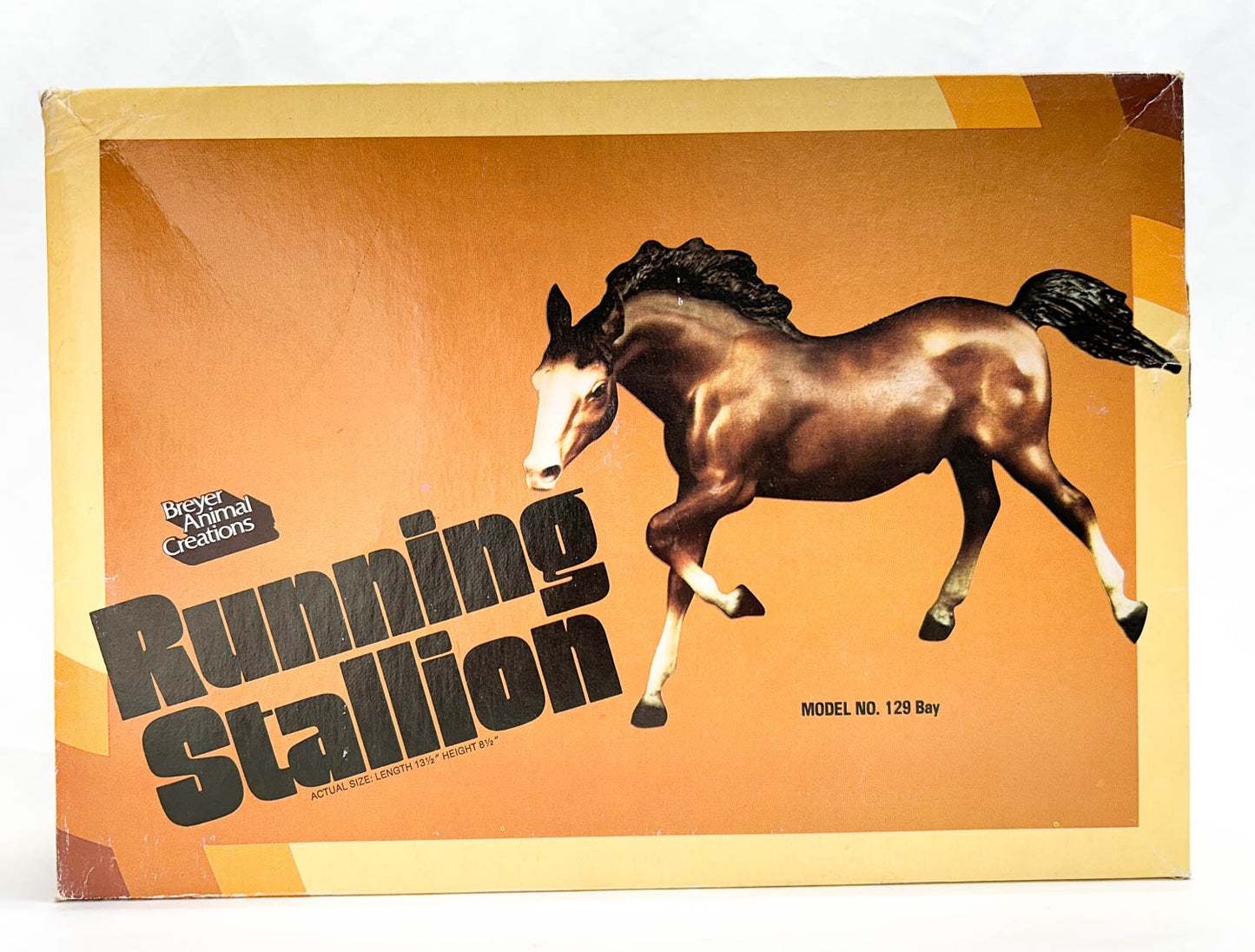 Running Stallion, Bay w/ Cardboard Box