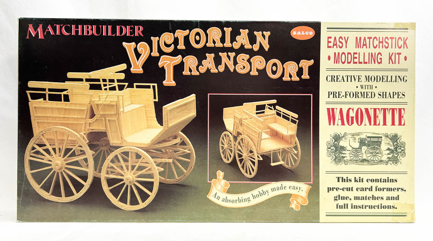 Salco Matchbuilder - Victorian Transport: Wagonette Building Kit