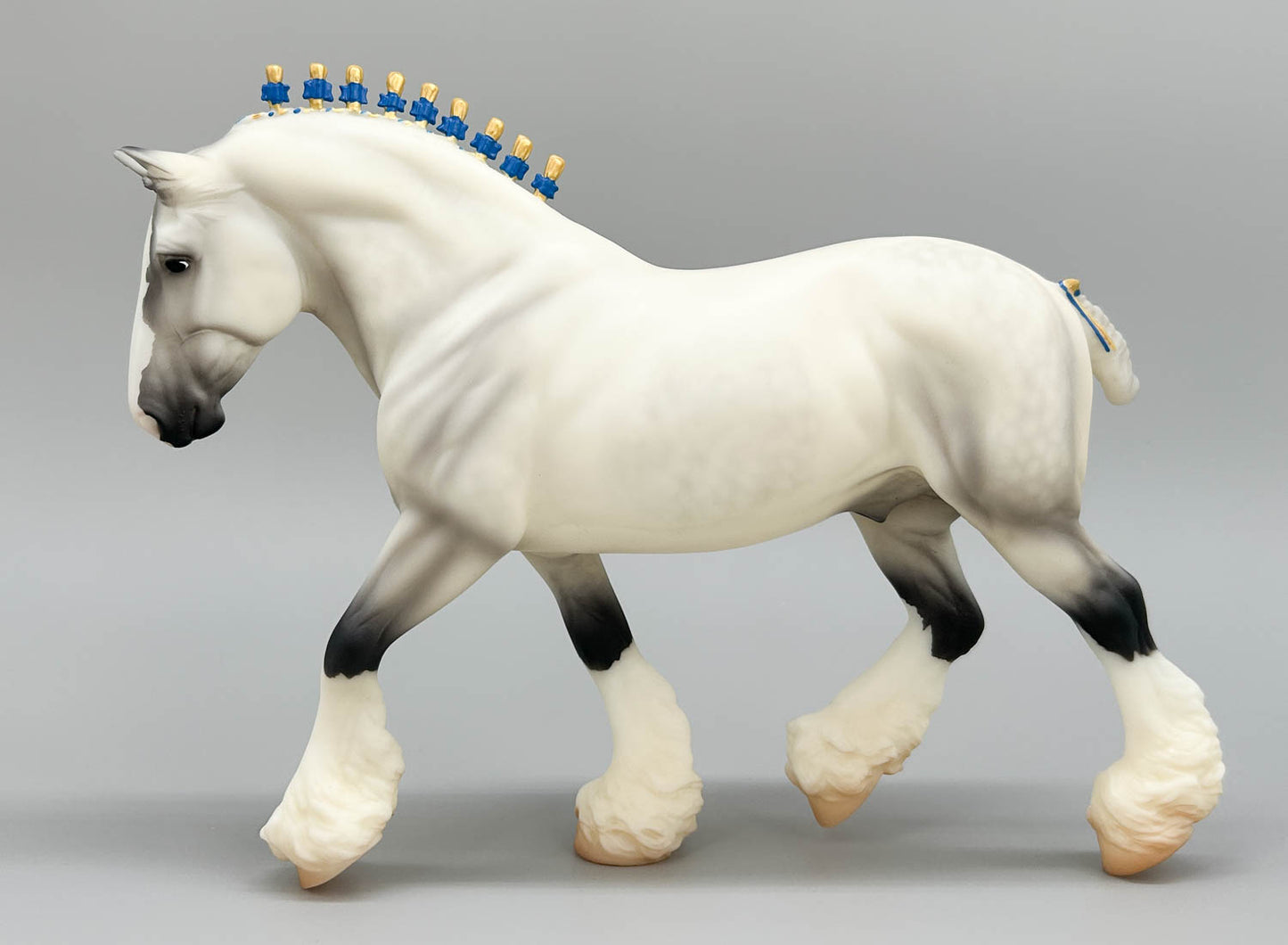 Shire Gelding, Dapple Grey