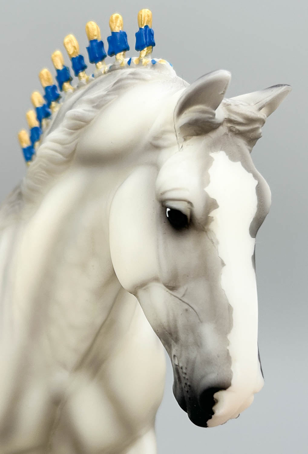 Shire Gelding, Dapple Grey