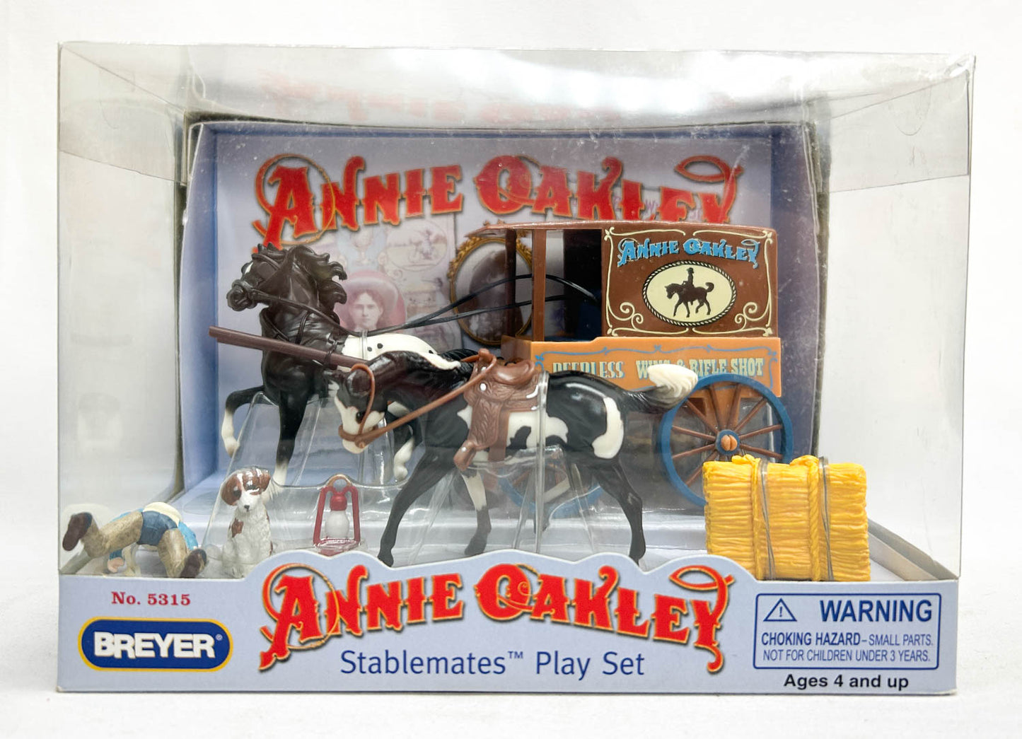 Stock Horse & Prancing Morgan ~ Annie Oakley Play Set