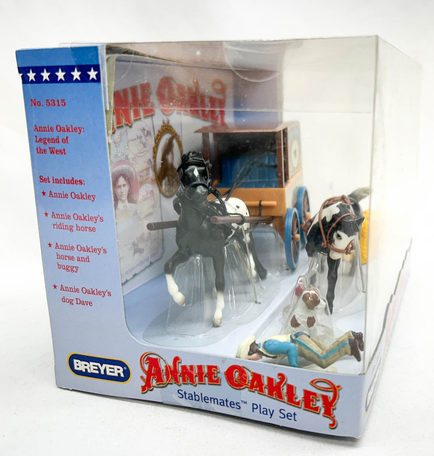 Stock Horse & Prancing Morgan ~ Annie Oakley Play Set