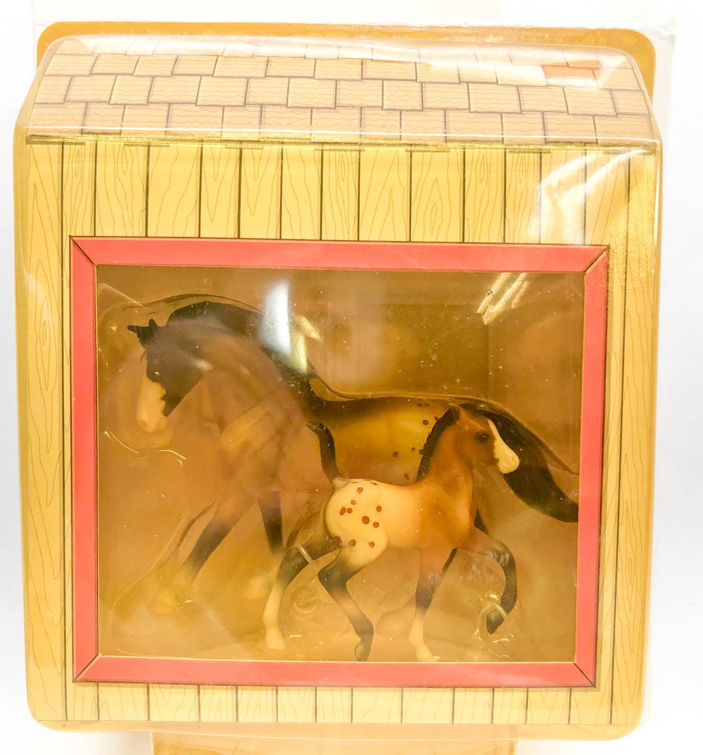 Cantering Warmblood & Trotting Foal ~ Appaloosa Horse and Foal Set