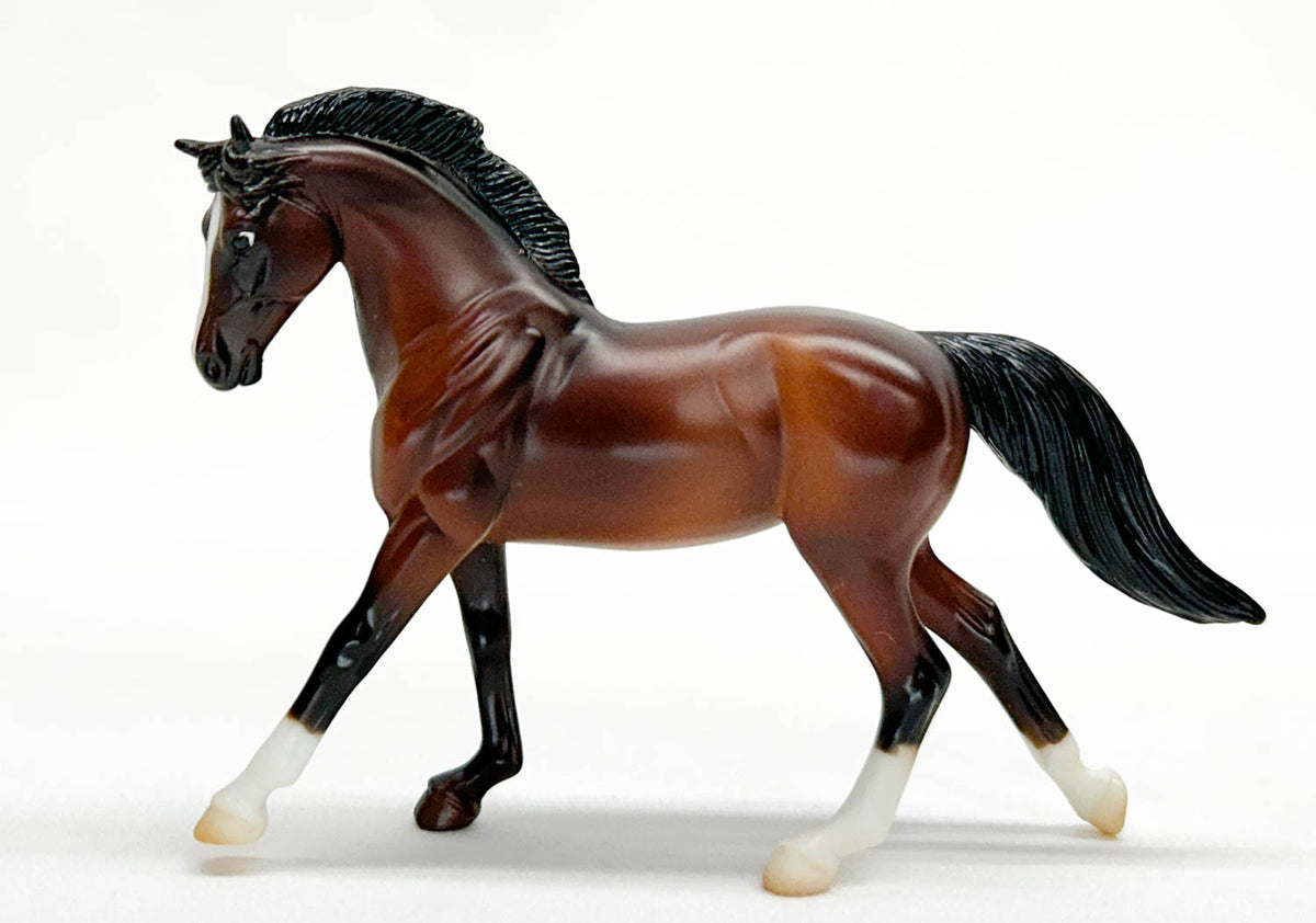 Cantering Warmblood, Bay