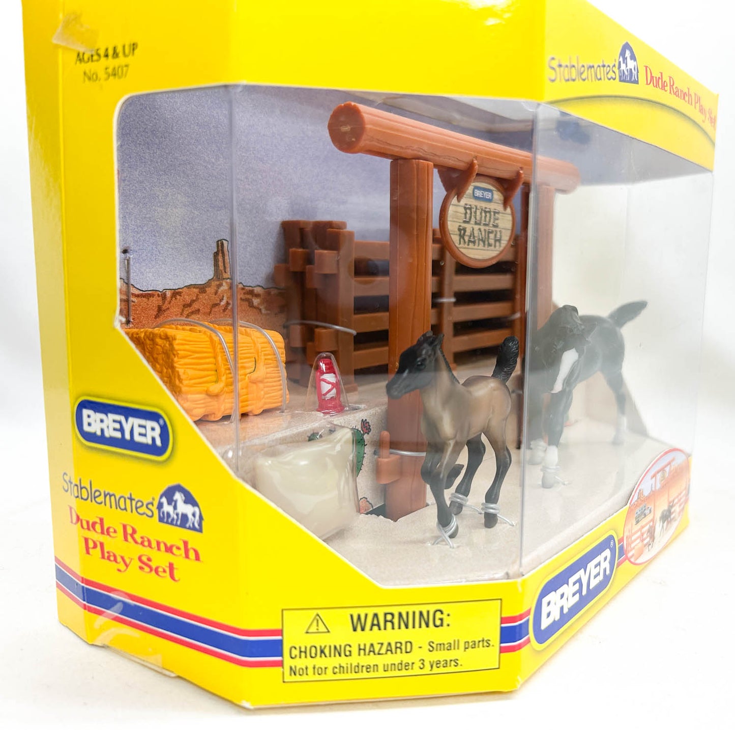 Stock Horse & Cantering Foal - Dude Ranch Play Set