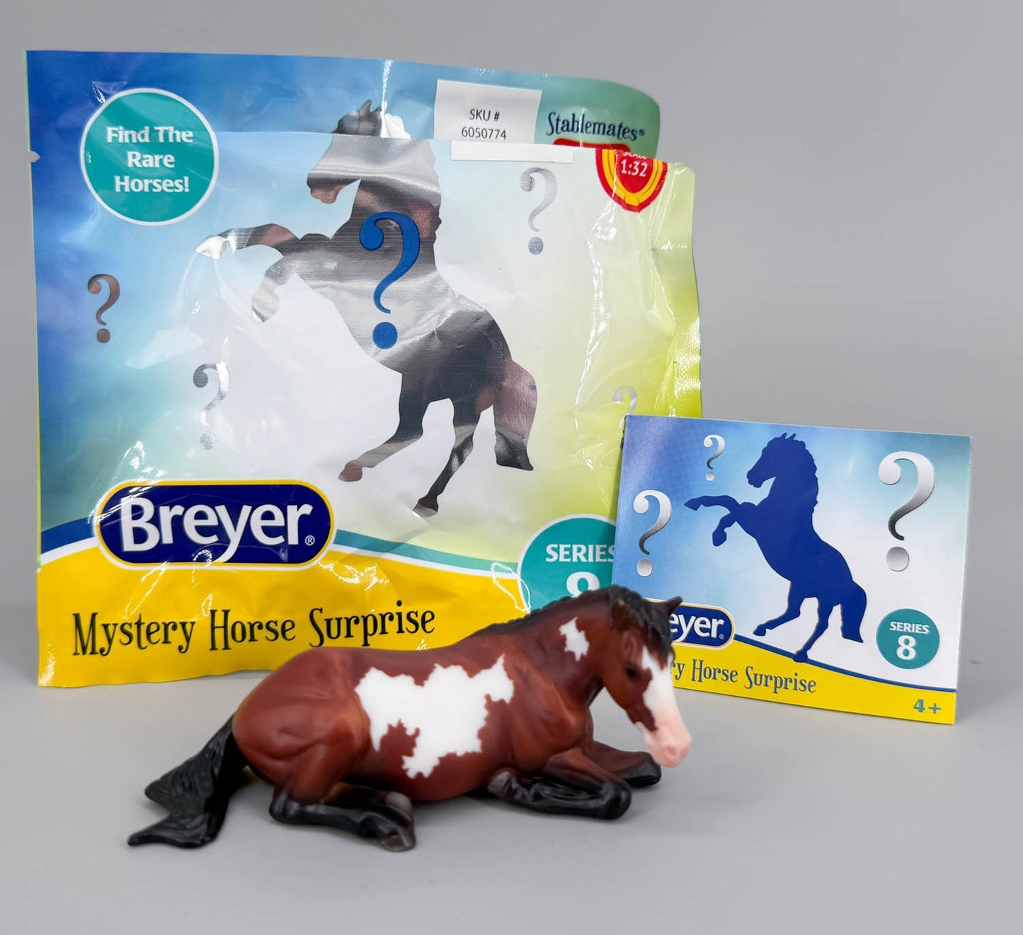 Lying Stock Horse, Bay Pinto - TSC SR, Mystery Horse Surprise Series 8