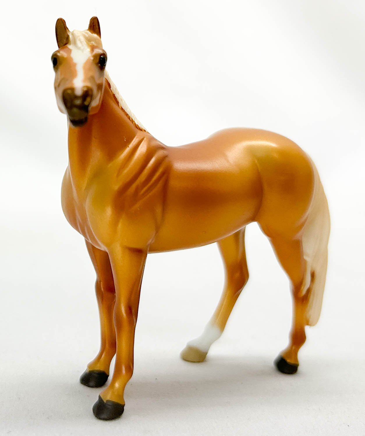 Standing Stock Horse, Palomino