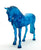 Standing Thoroughbred, Translucent Blue - Hard To Find!