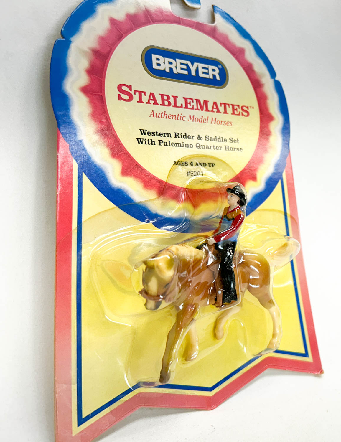 Stock Horse, Palomino - Western Rider and Saddle Set