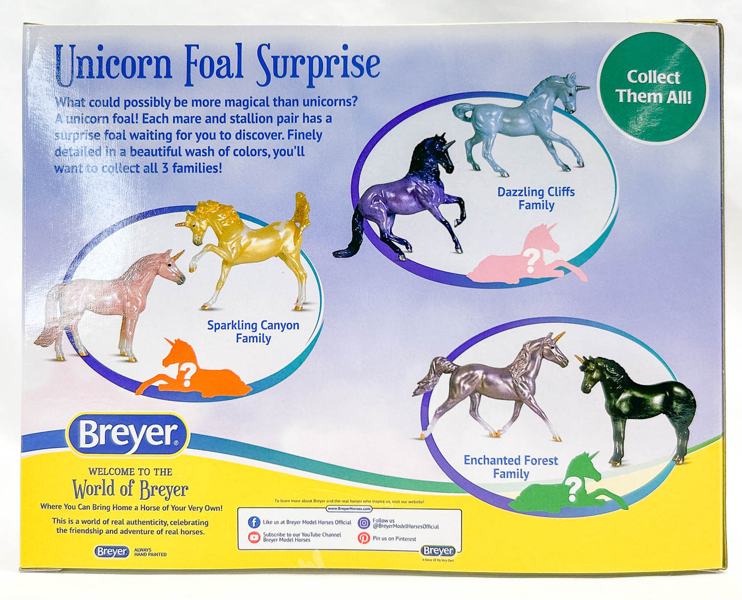 Unicorn Foal Surprise Family: Kit, Prince Charming and (? Foal) - ADVANCE SALE