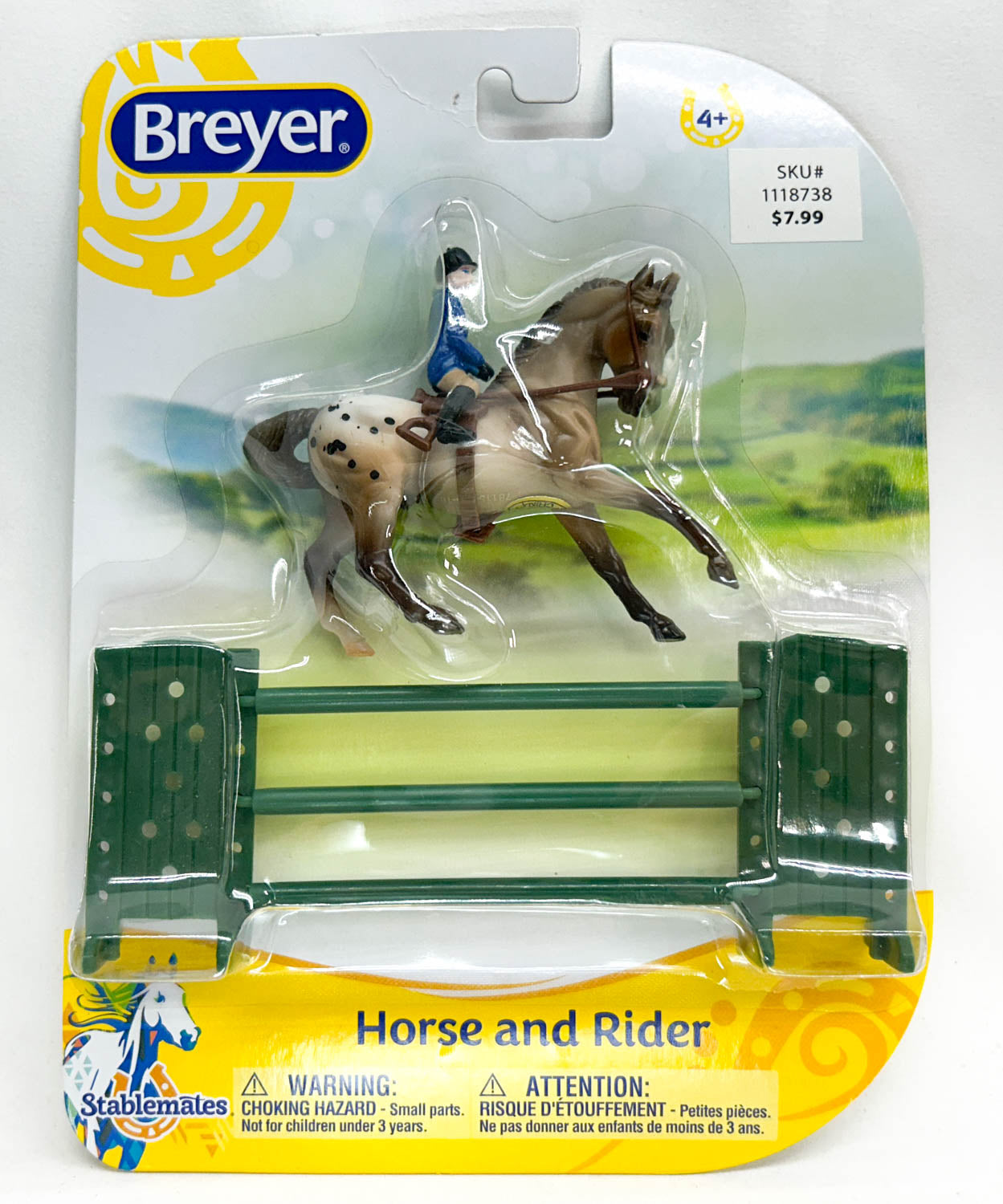 Warmblood ~ English Horse and Rider Set, Rose Grey Appaloosa - Tractor Supply SR