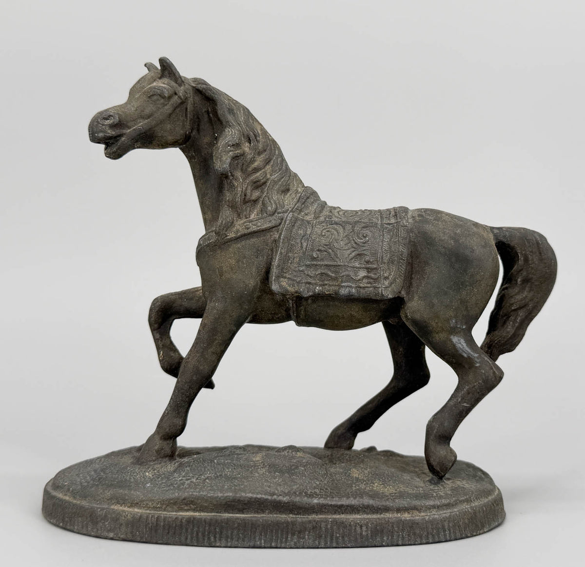 Spelter Metal Arabian ~ Bonner - Antique Clock Ornament