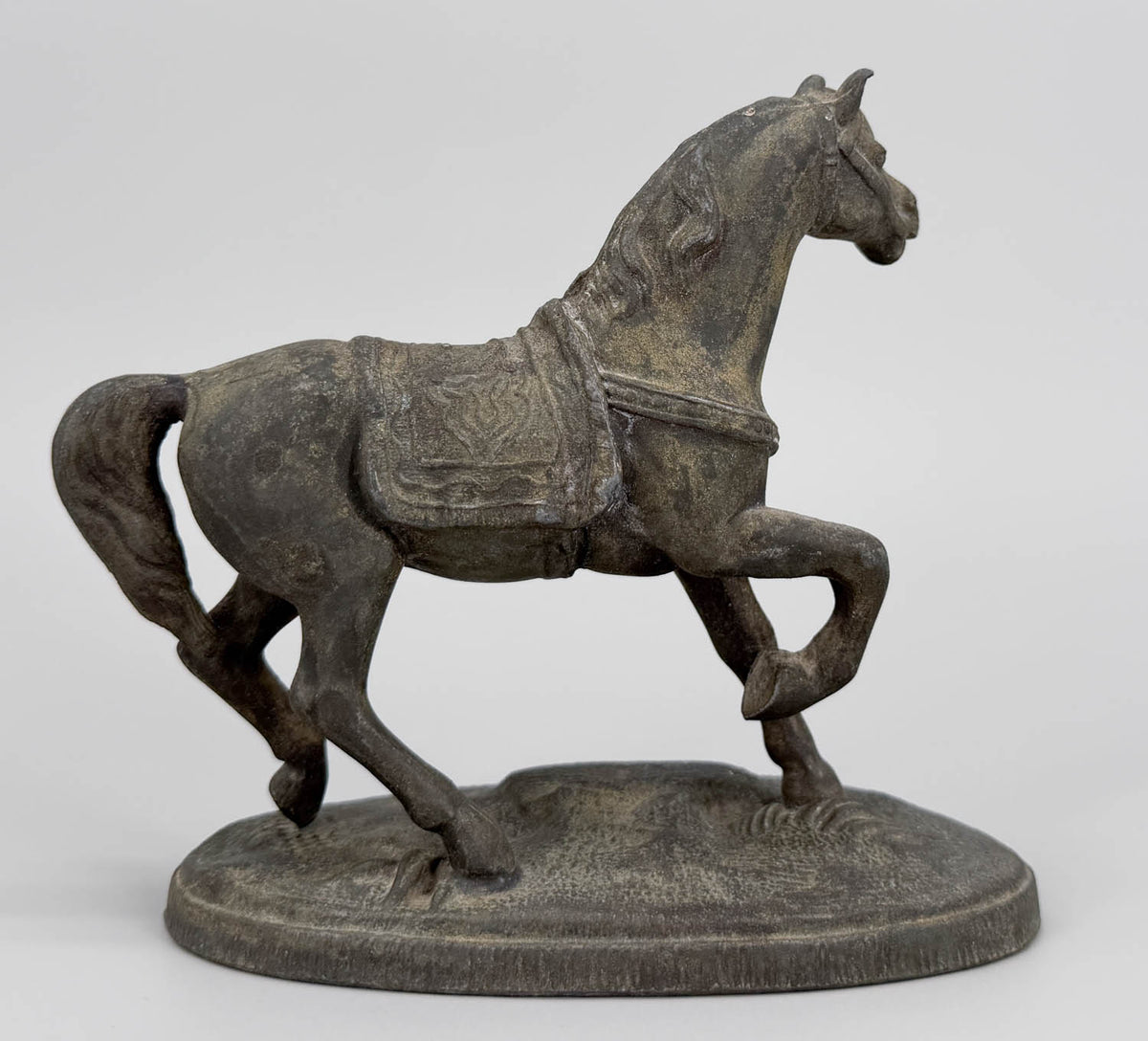 Spelter Metal Arabian ~ Bonner - Antique Clock Ornament