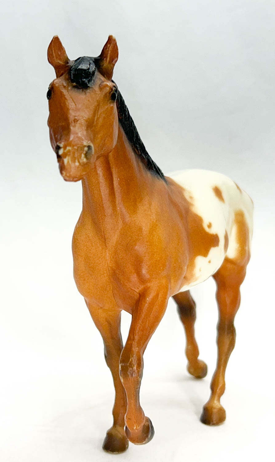 Stock Horse Stallion, Bay Appaloosa - B-Stamp VARIATION: No Socks