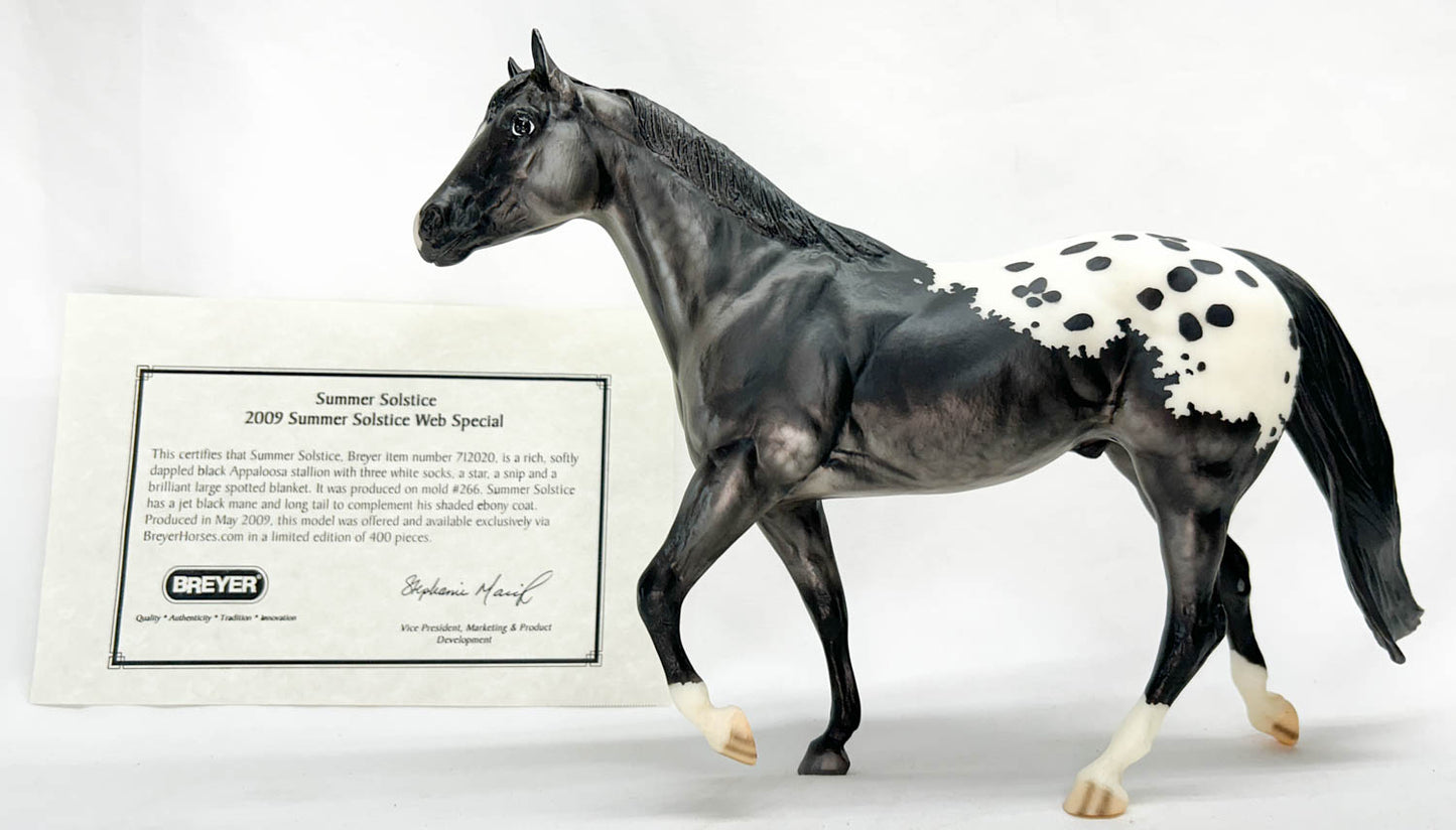 Stock Horse Stallion, Summer Solstice ~ 2009 Web Special, Only 400 Made from Eleda's herd