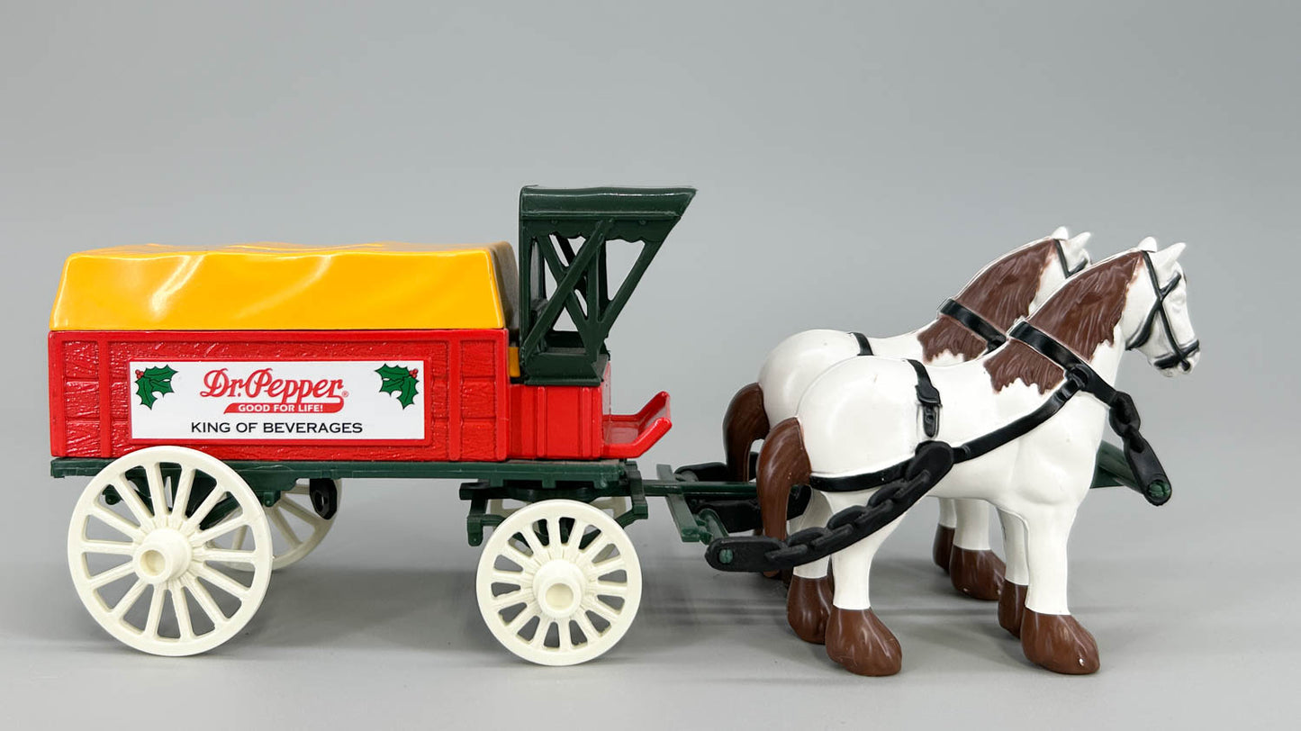 Ertl Delivery Wagon - Promotional Piggy Bank  - Dr. Pepper Holiday Delivery Wagon