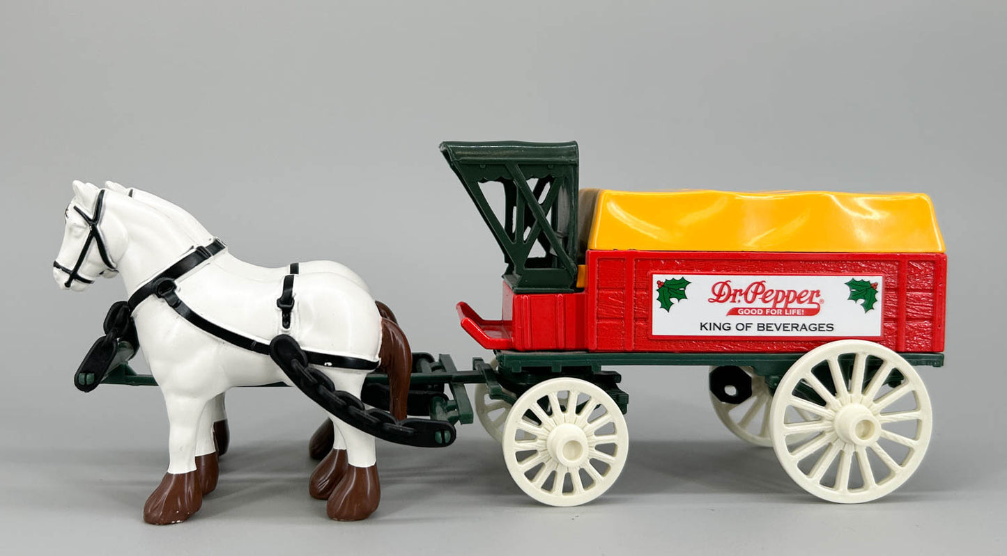 Ertl Delivery Wagon - Promotional Piggy Bank  - Dr. Pepper Holiday Delivery Wagon