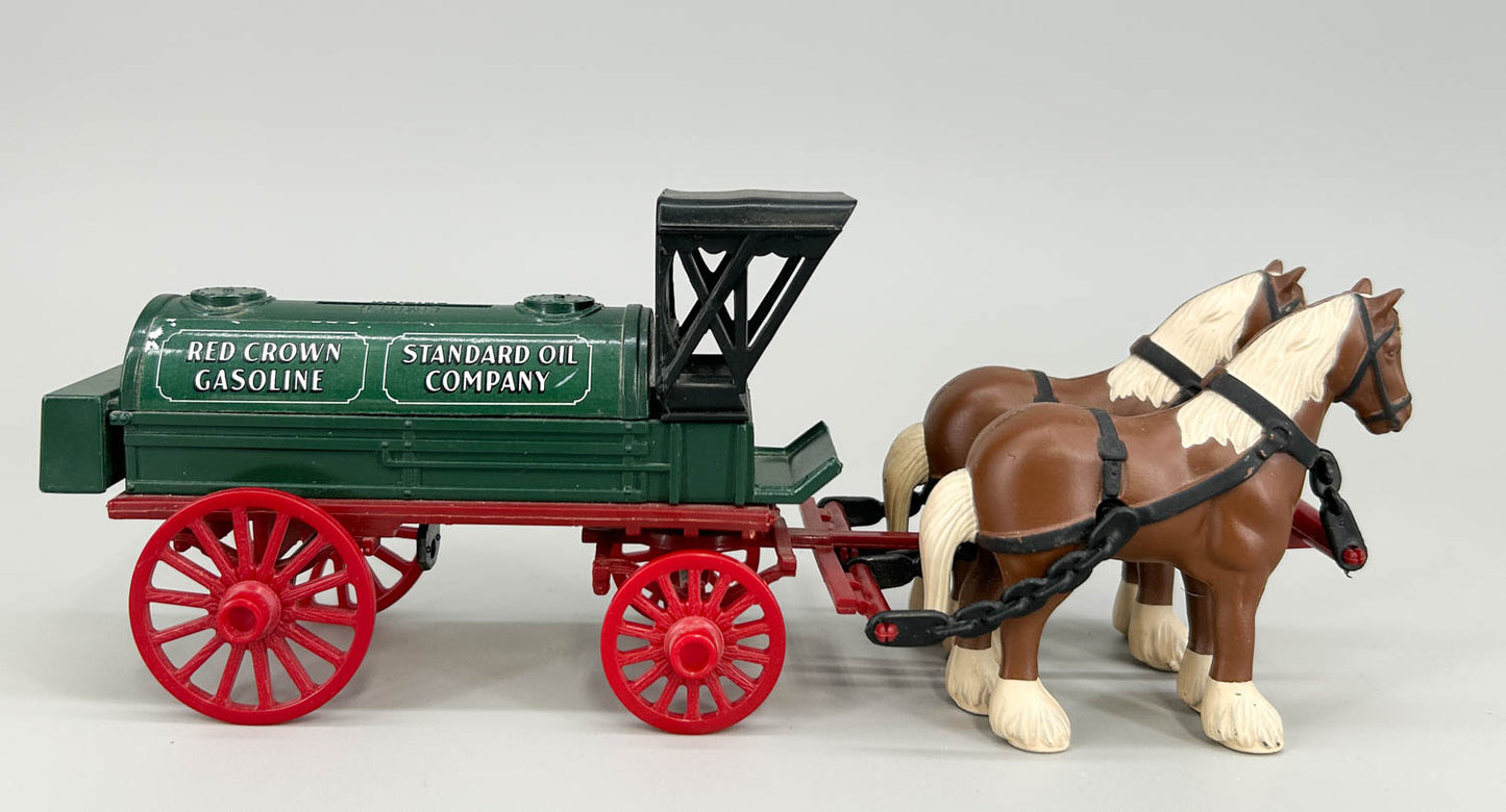 Ertl Delivery Wagon Piggy Bank  - Standard Oil / Red Crown Gasoline Tanker Wagon
