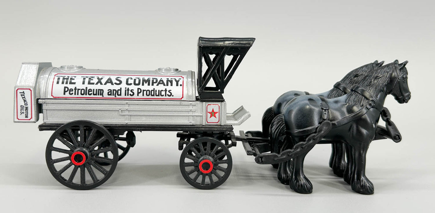 Ertl Delivery Wagon Piggy Bank  - The Texas Company (Became Texaco) Tanker Wagon