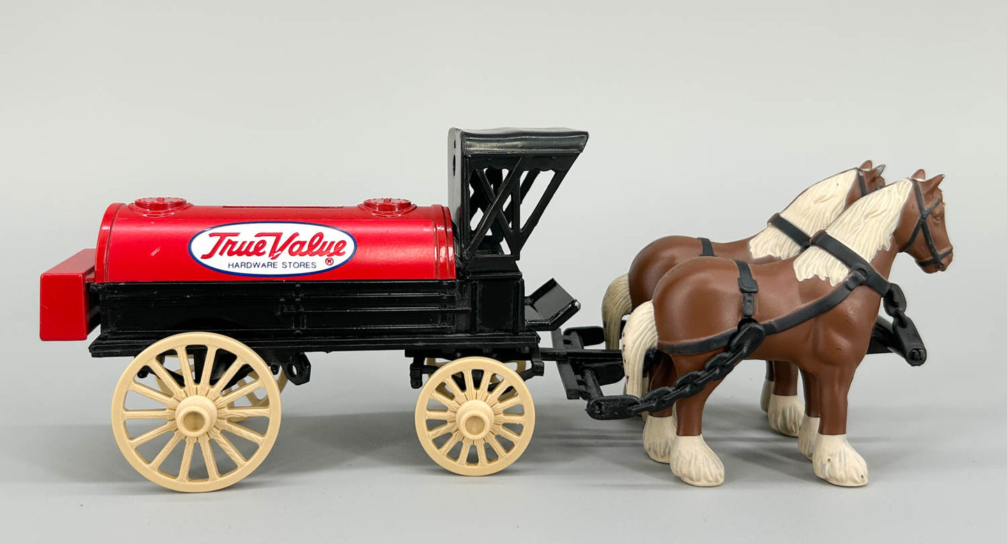 Ertl Delivery Wagon Piggy Bank  - True Value Hardware Tanker Wagon