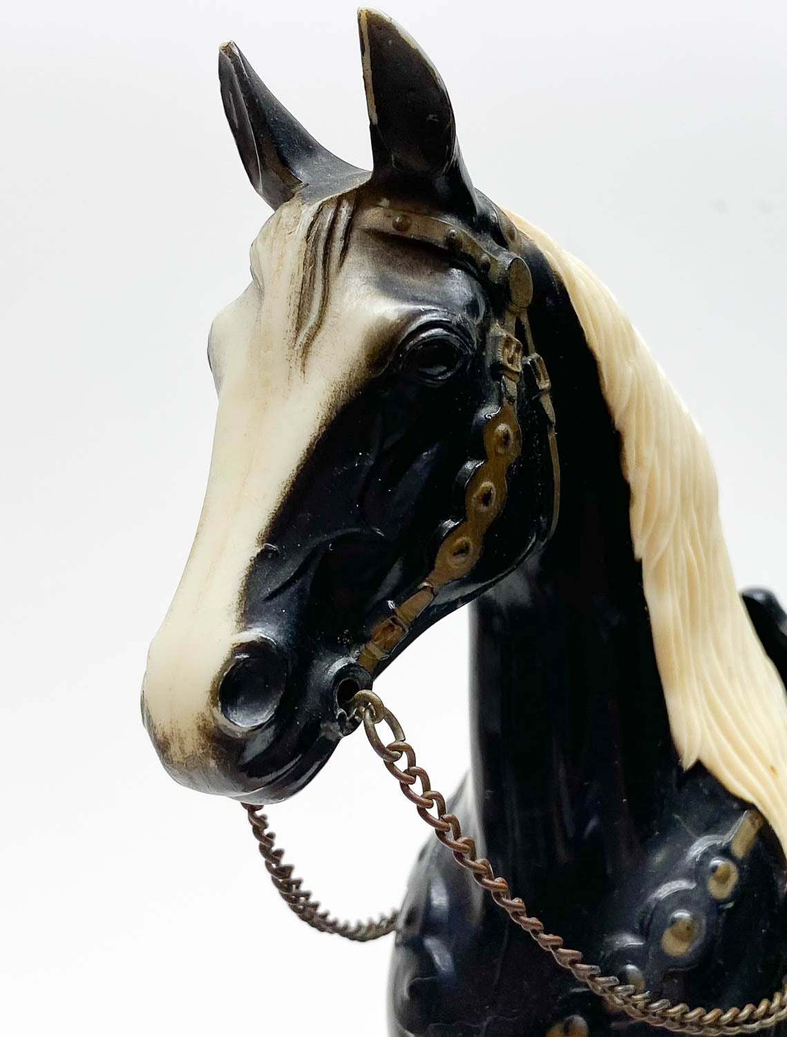 Western Horse, Black Pinto