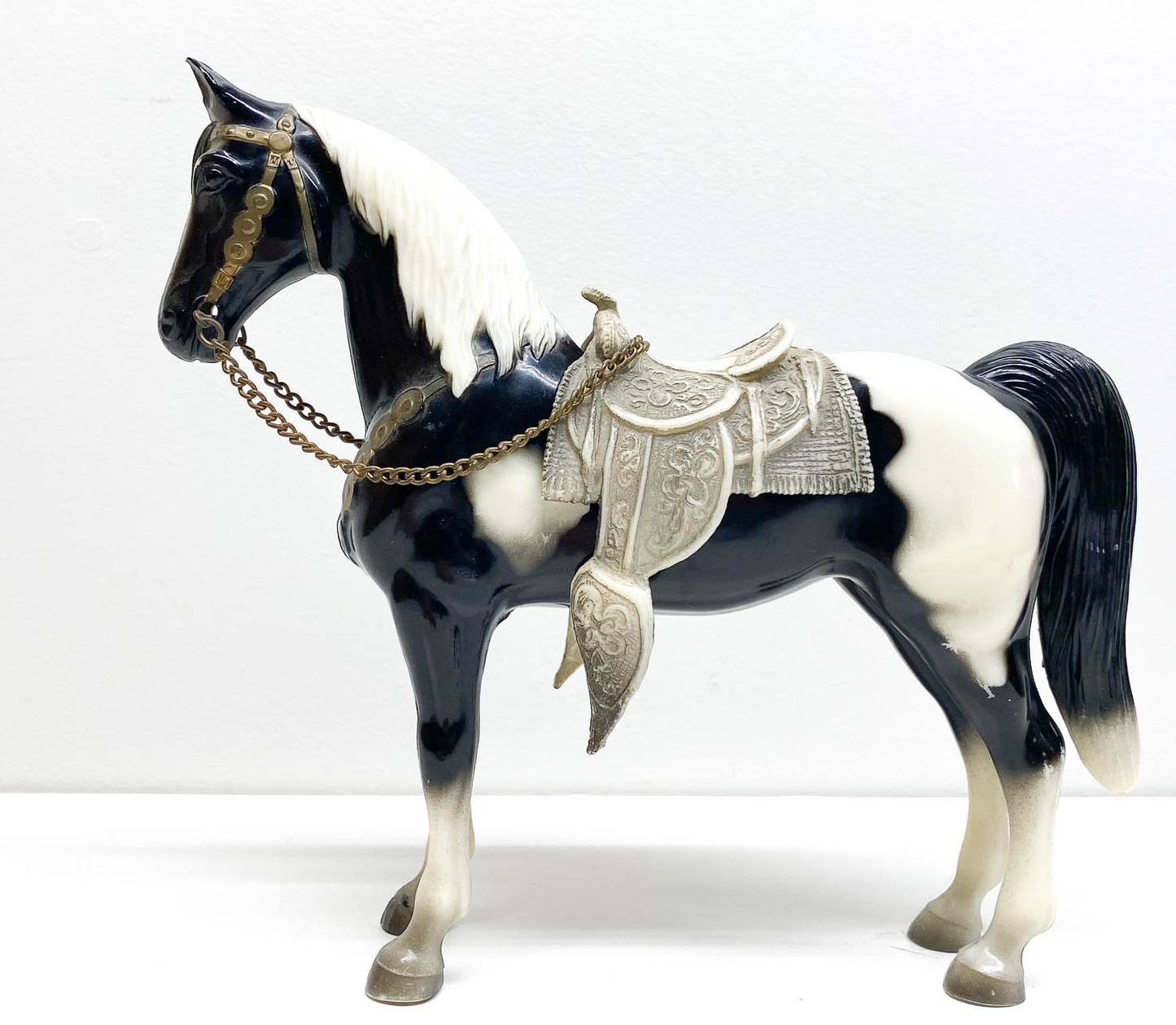 Western Pony, Black Pinto - VARIATION:  Missing Shoulder Spot