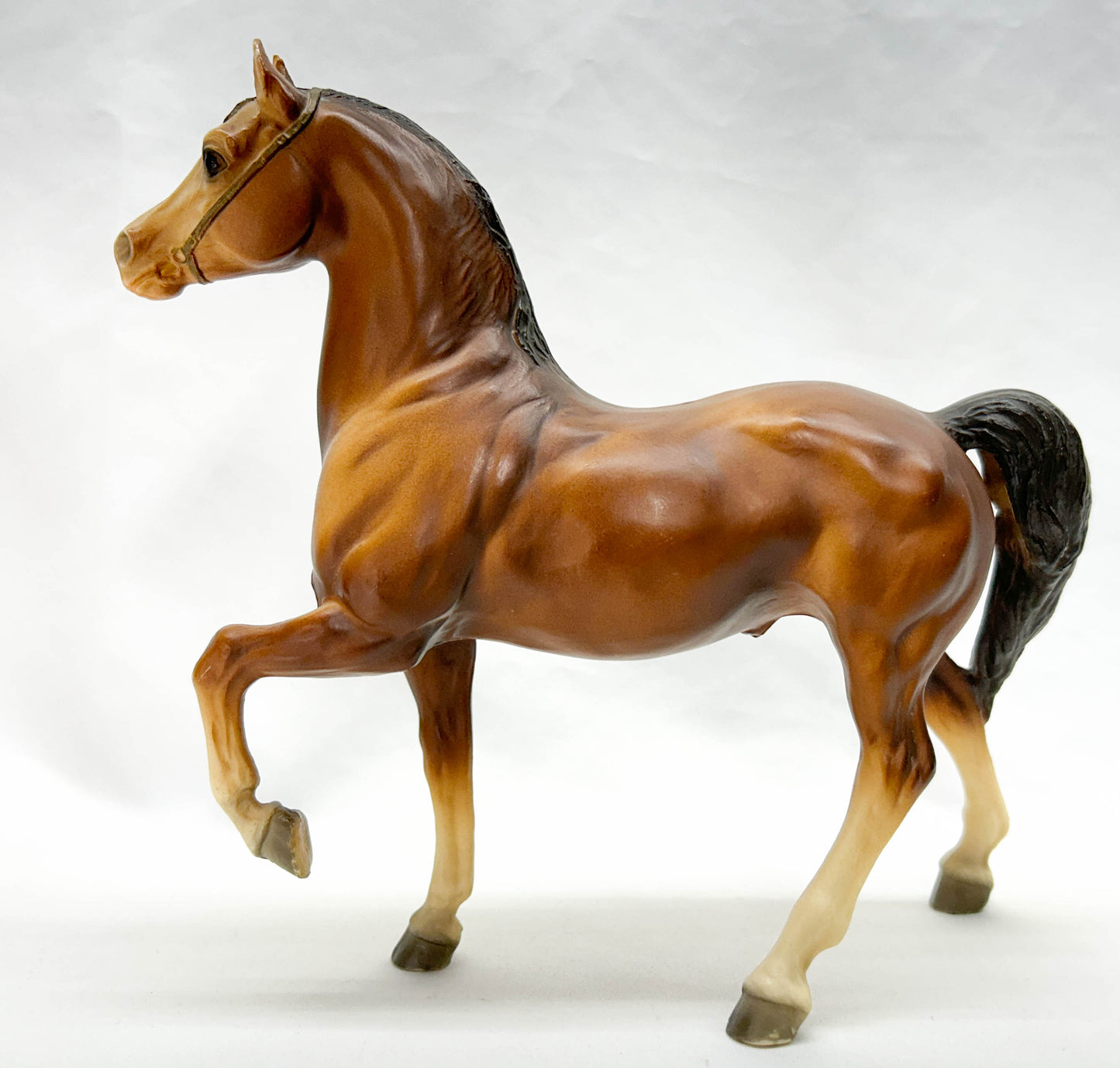 Western Prancing Horse ~ Cheyenne, Bay - Chestnut Variation