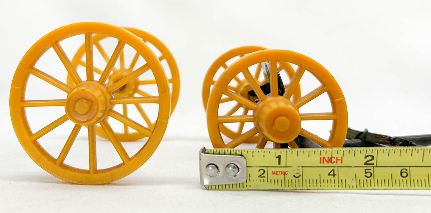 Wheels on Axles with Pole - For Your Next Mini Wagon Build!