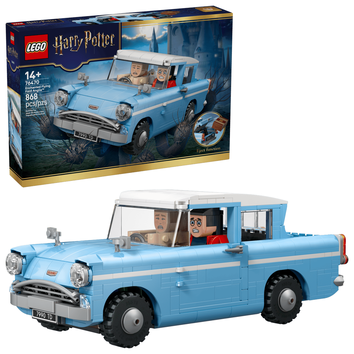 LEGO® Harry Potter™ ~ Enchanted Flying Ford Anglia™ #76470 868 Pieces