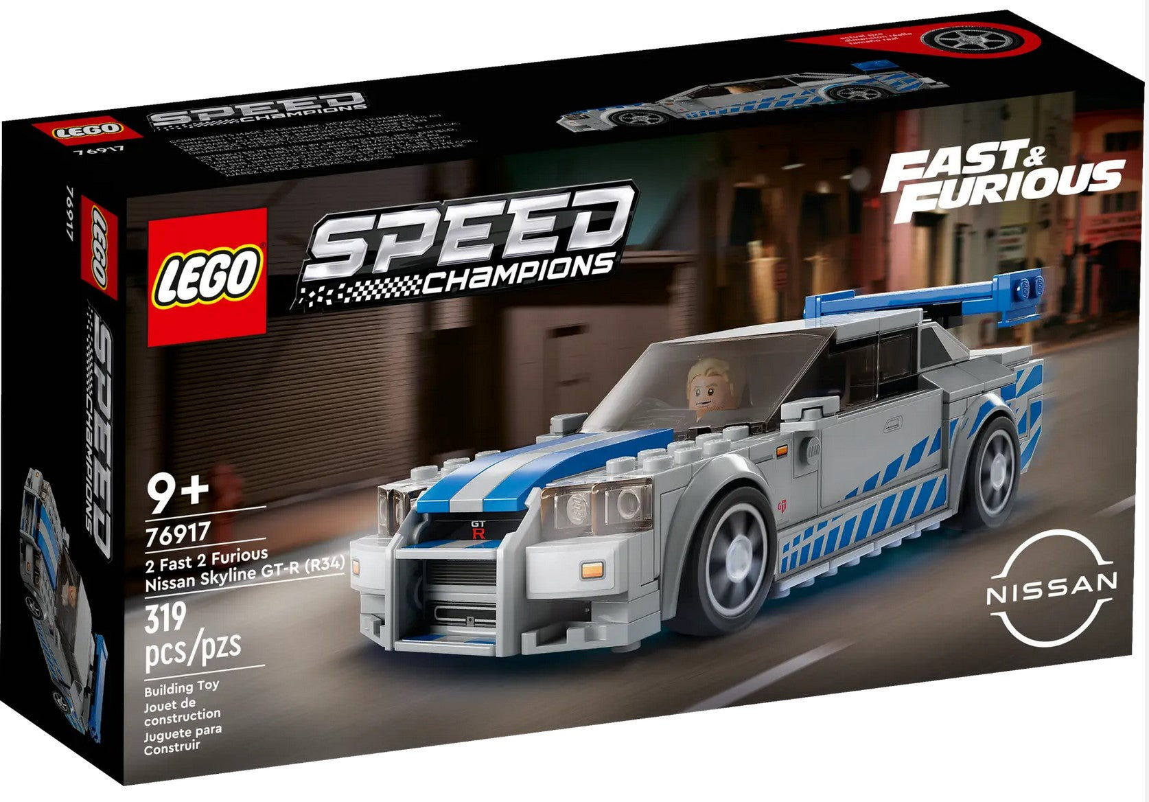 LEGO Speed Champions ~ 2 Fast 2 Furious Nissan Skyline GT-R (R34) – Triple  Mountain Model Horses