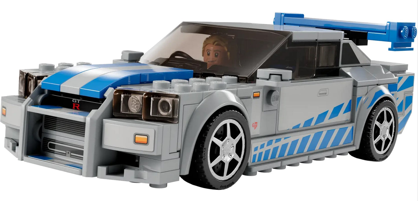 LEGO Speed Champions ~ 2 Fast 2 Furious Nissan Skyline GT-R (R34)
