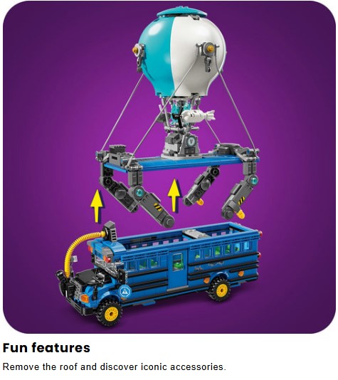 LEGO® Fortnite® Battle Bus #77073 954 Pieces