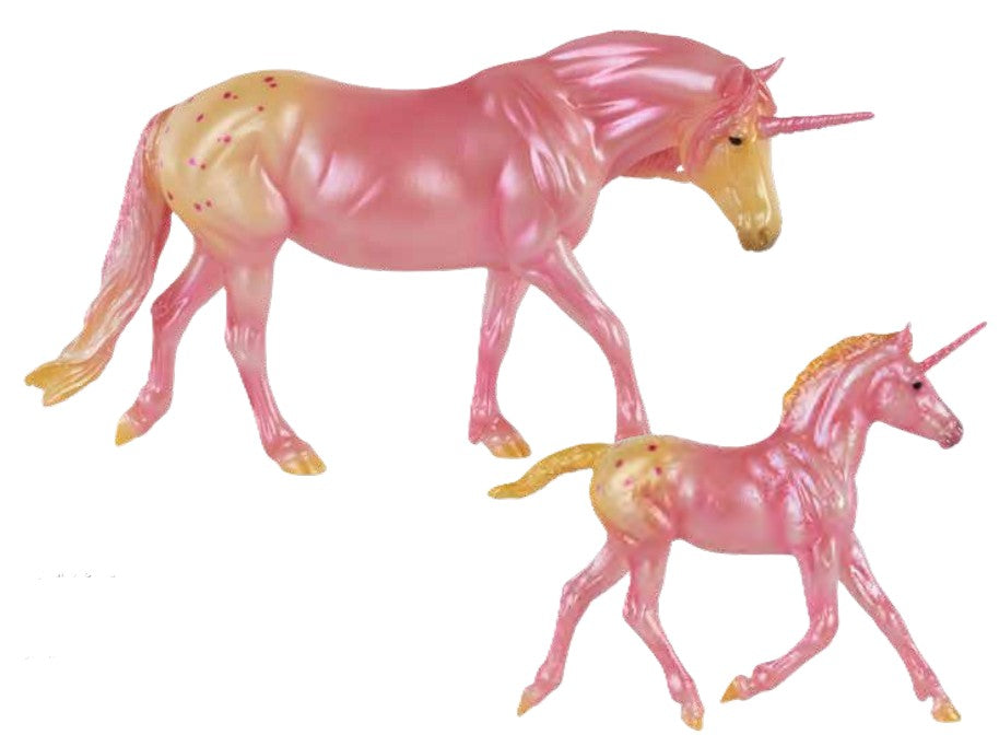 Haflinger Mare and Foal ~ Candy Delights Unicorn & Foal Set - ADVANCE SALE