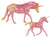 Haflinger Mare and Foal ~ Candy Delights Unicorn & Foal Set - ADVANCE SALE