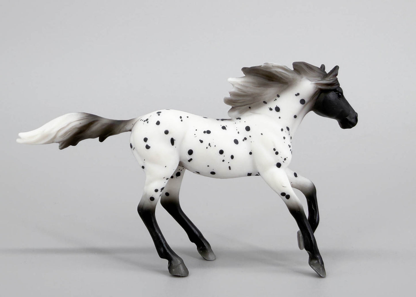 Running Mare, Black Leopard Appaloosa - TSC SR, Mystery Horse Surprise Series 8