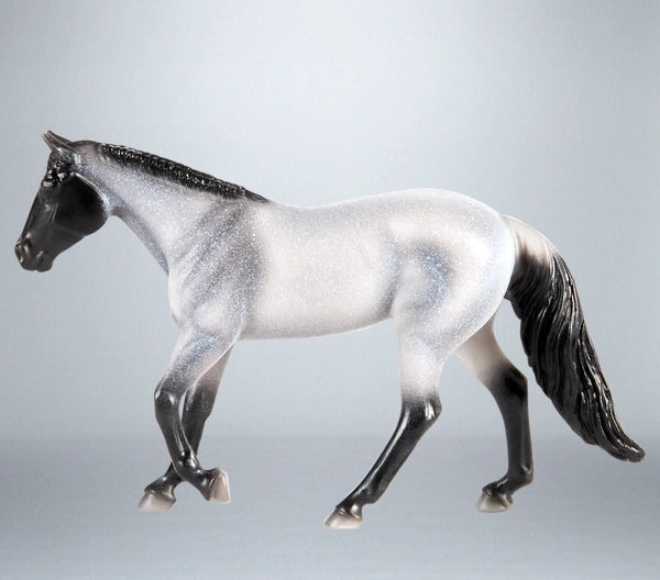 SM Loping Quarter Horse, Blue Roan