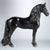 Standing Friesian, Black