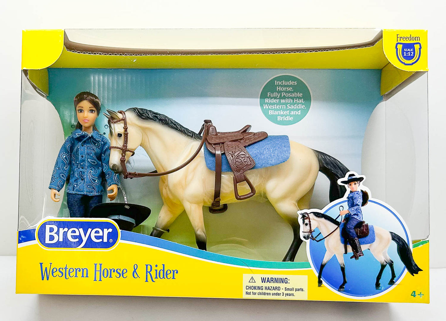 Stock Horse Gelding ~ Western Horse & Rider Set