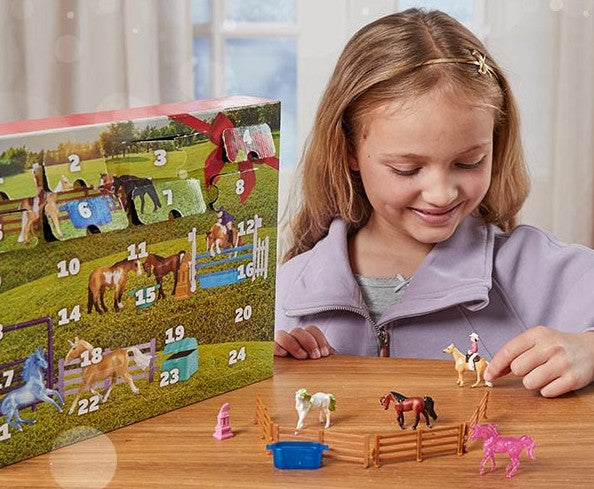 2025 Holiday Advent Calendar ~ Horses & Unicorn Friends Play Set