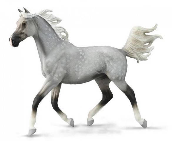 Arabian Stallion, Dapple Grey - Deluxe 1:12 Scale Model (International Release)
