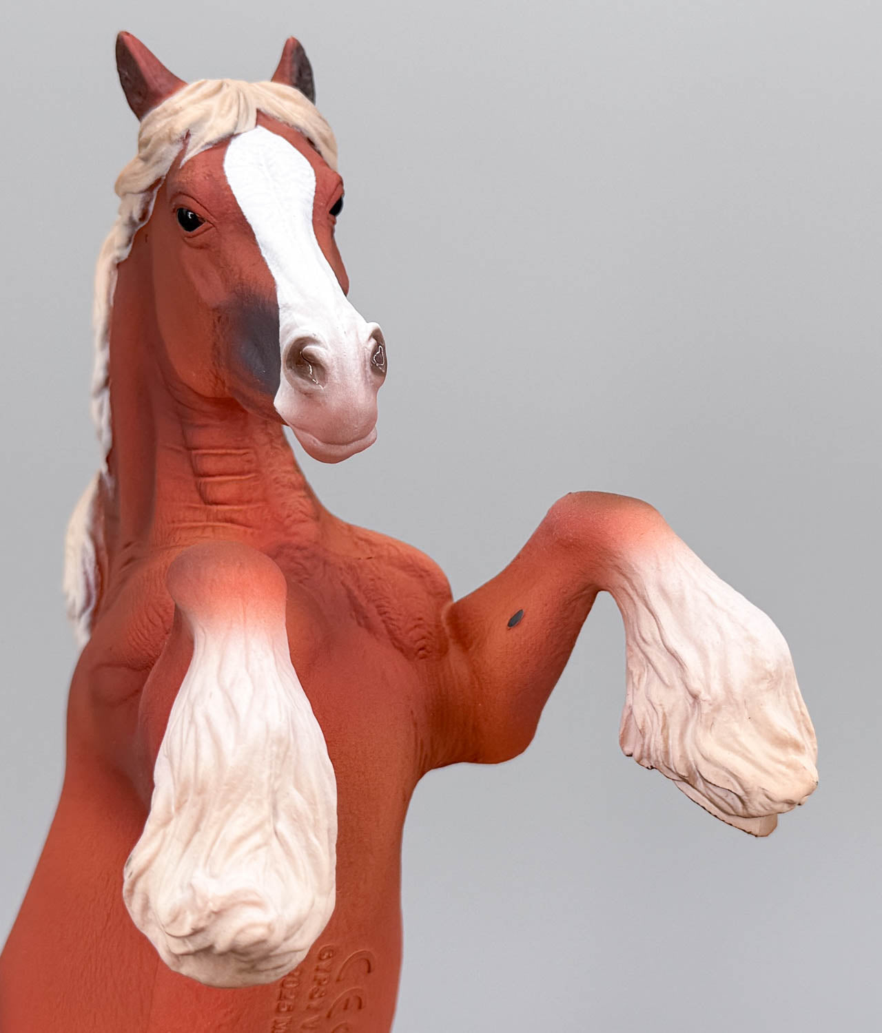 Tinker Mare, Rearing, Flaxen Chestnut - Deluxe 1:12 Scale Model (international) (ear rub)