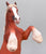 Tinker Mare, Rearing, Flaxen Chestnut - Deluxe 1:12 Scale Model (international) (ear rub)