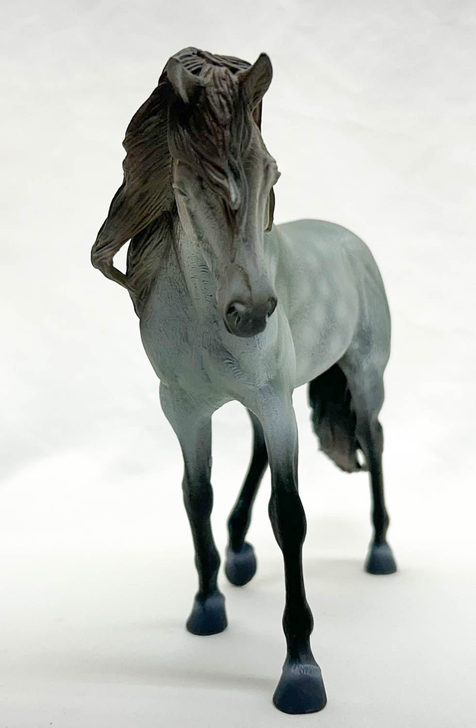 Andalusian Stallion, Dapple Grey - Deluxe 1:12 Scale Model (International Release)
