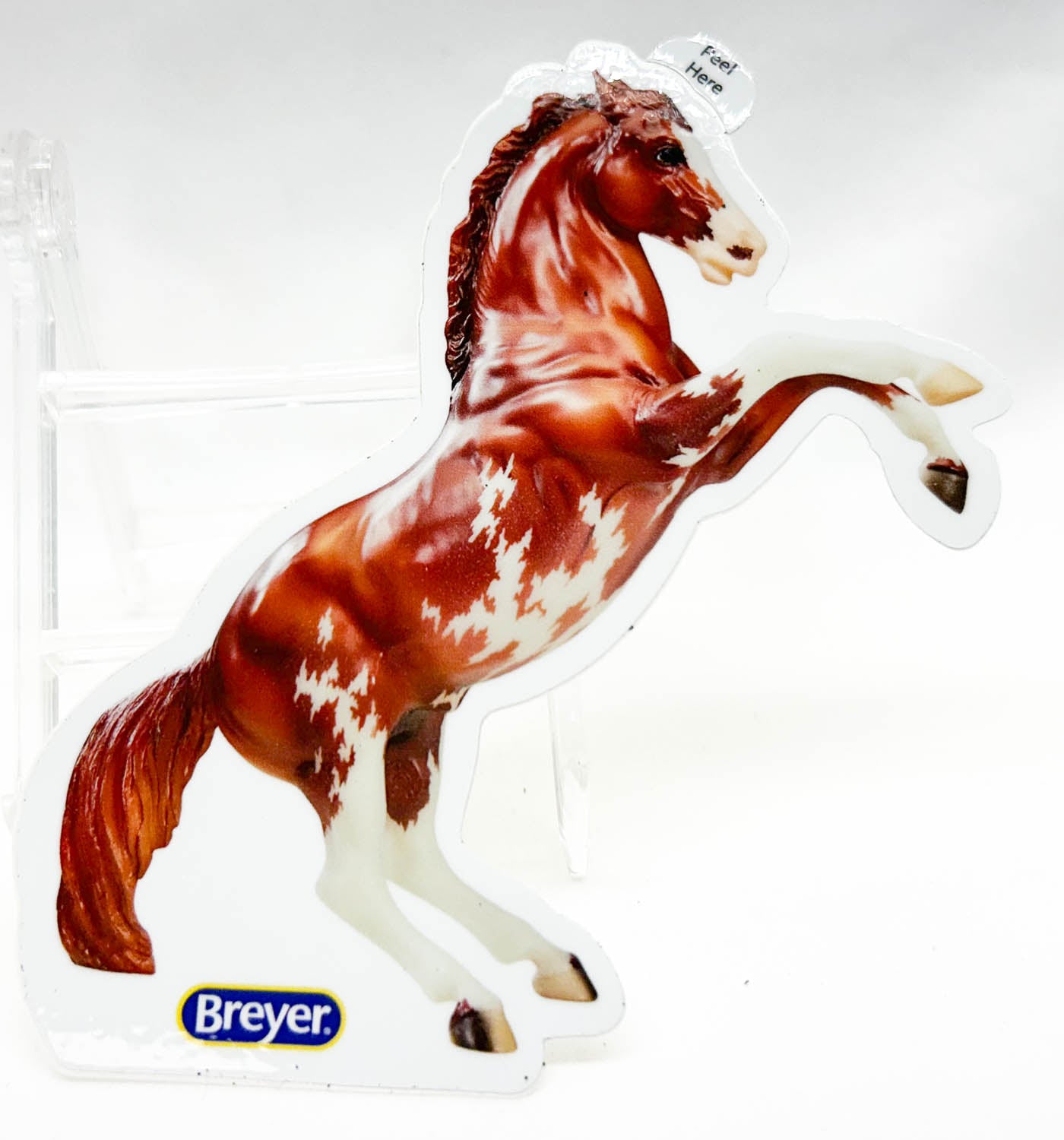 Sticker:  Fighting Stallion ~ Breyer 70th Anniversary - Ltd Ed