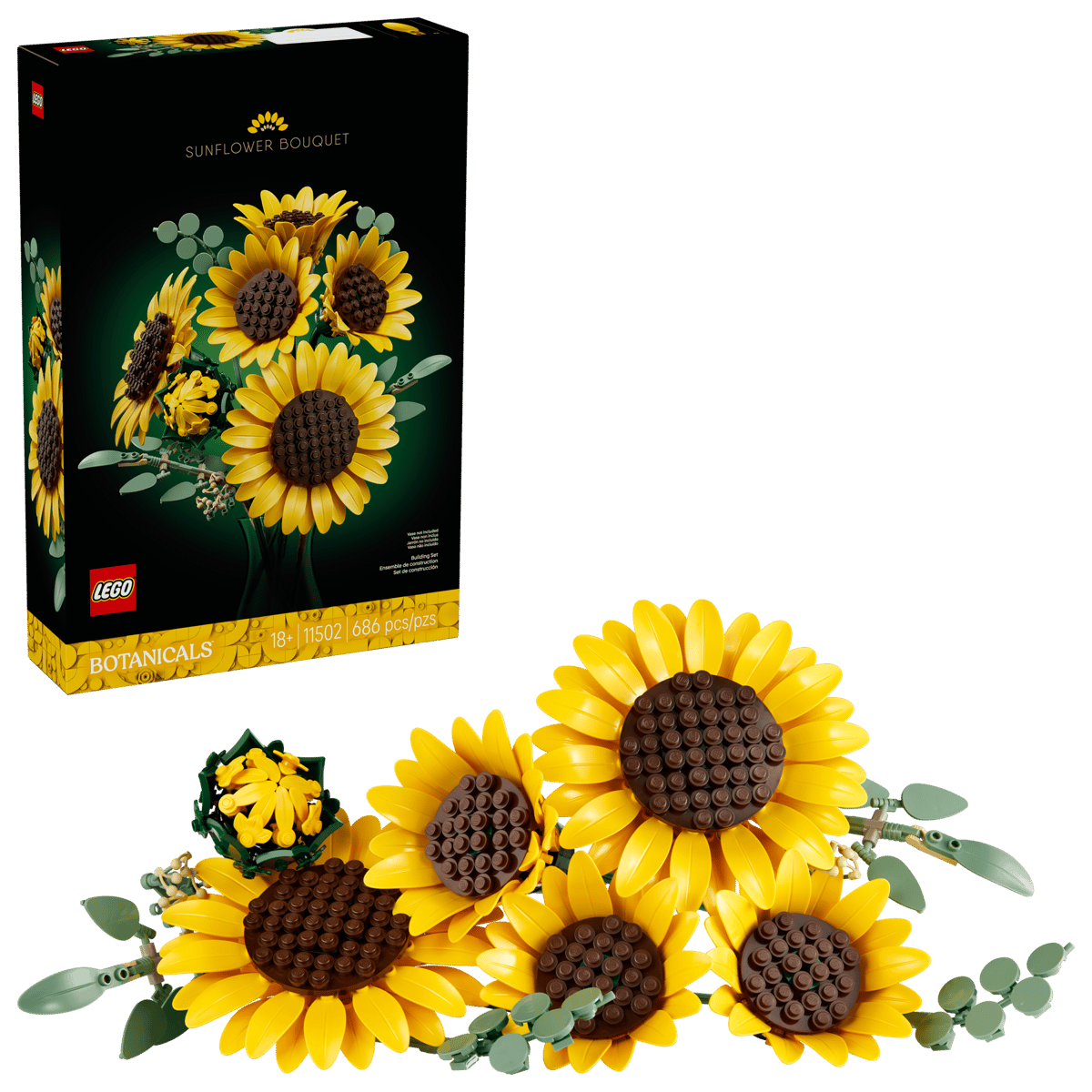 LEGO® Botanicals: Sunflower Bouquet #11502 686 Pieces