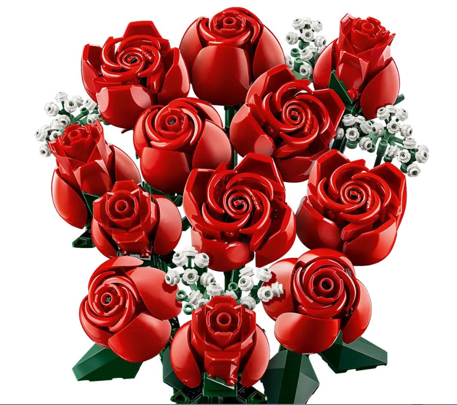 LEGO Icons ~ Botanicals:  Bouquet of Red Roses