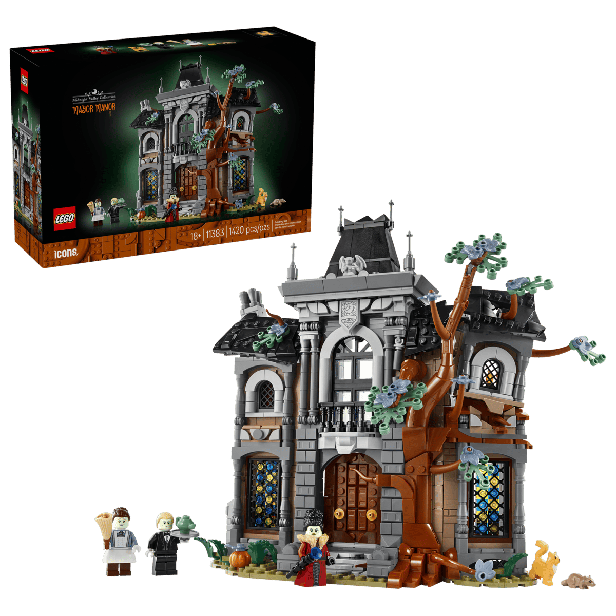 LEGO® Icons Midnight Valley Collection ~ Mayor Manor #11383 1,420  Pieces