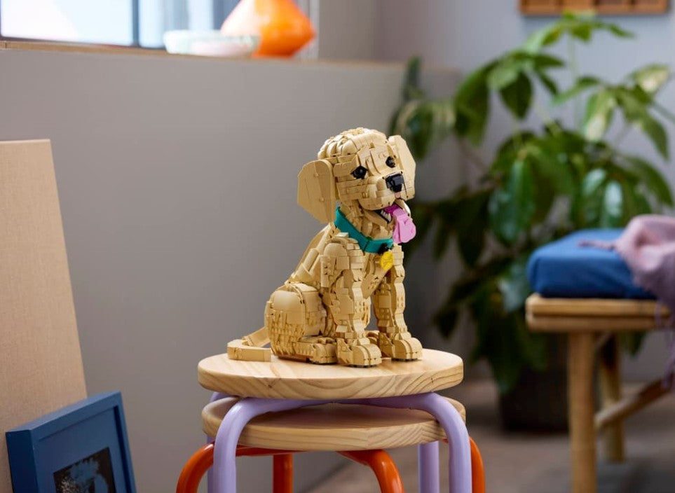 LEGO® Icons ~ Golden Retriever Puppy #11384 2102 Pieces
