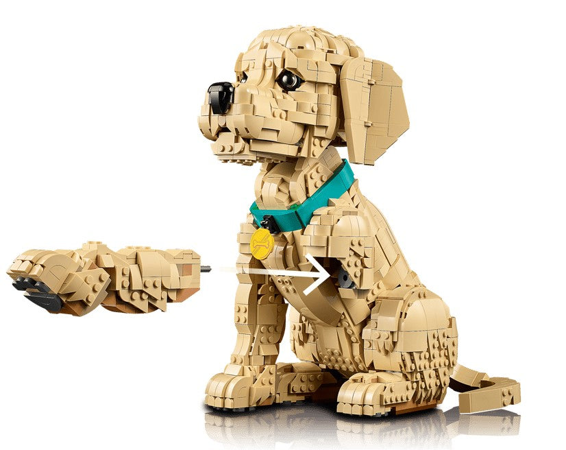 LEGO® Icons ~ Golden Retriever Puppy #11384 2102 Pieces