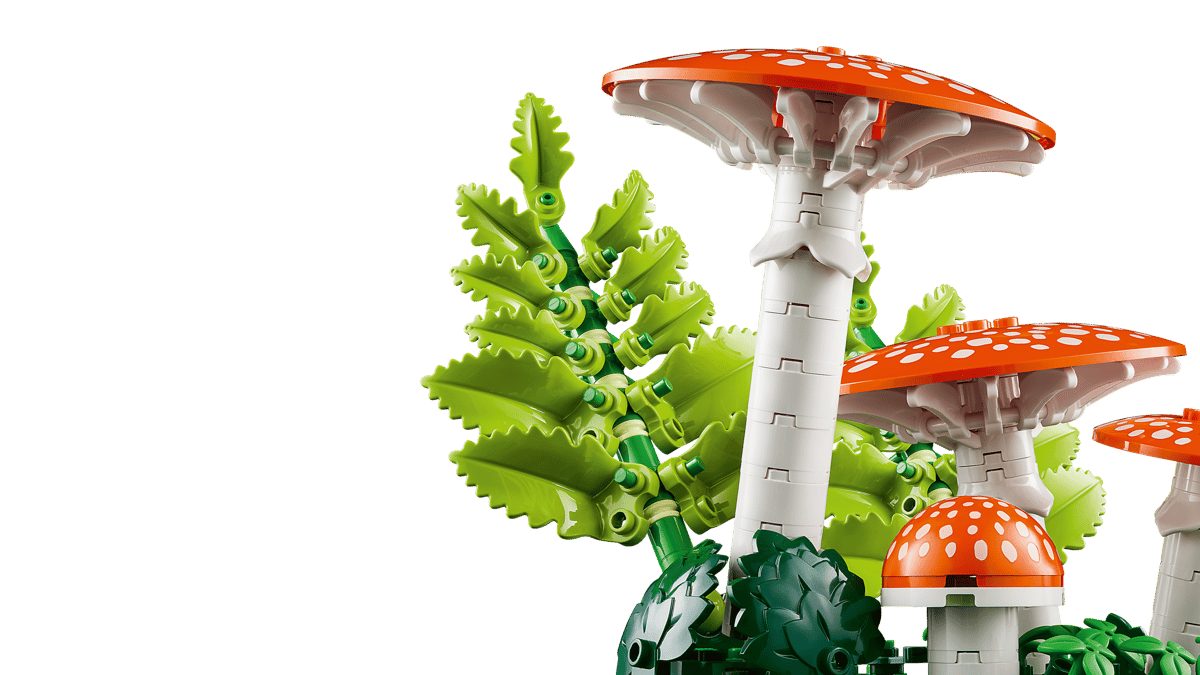 LEGO® Botanicals:  Woodland Mushrooms #11505 806 Pieces